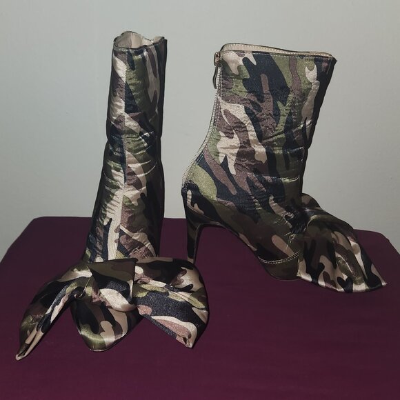 Pnk Elephant Camo Stilettos Size 7.5 US, 38 EU - Picture 5 of 9